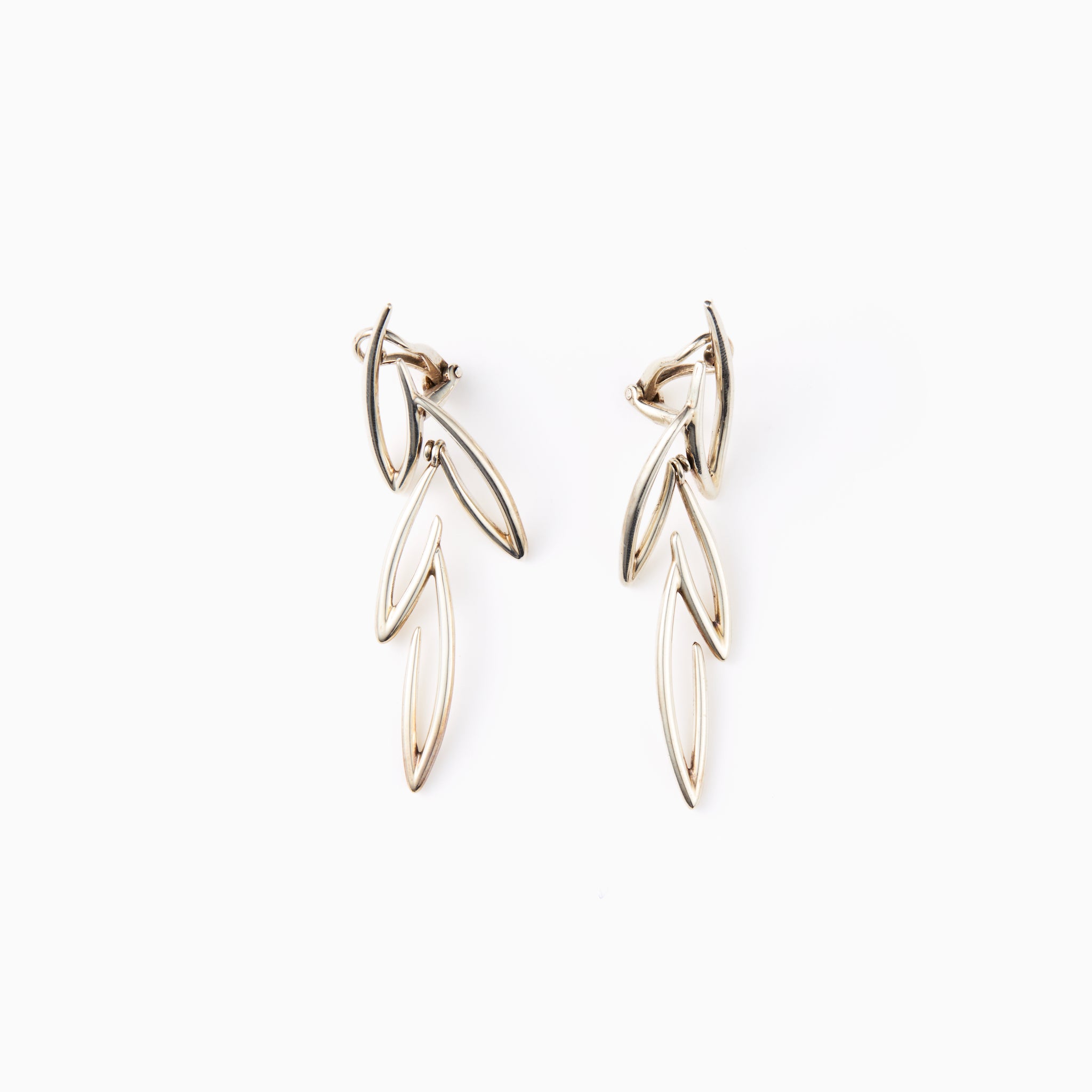 Earrings OLIVA Silver 01 – JOAQUIN BERAO Online Shop