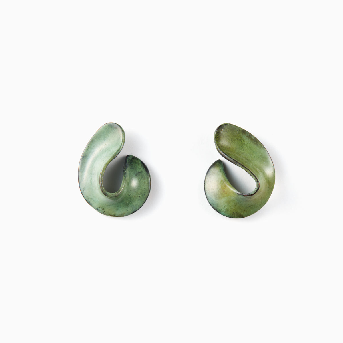 Earrings TOKYO 01 GREEN_MOSS
